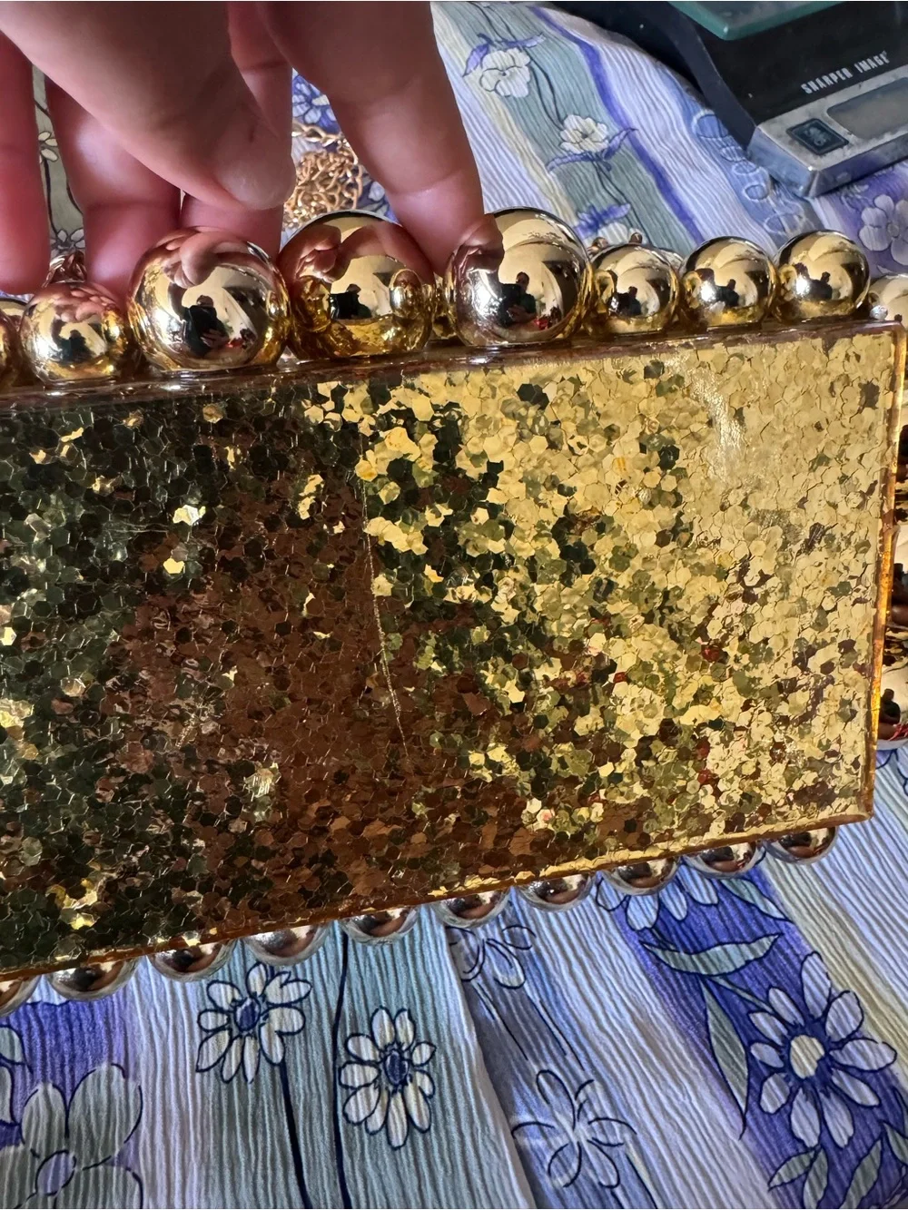 N/A gold acrylic